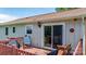 Back deck with sliding glass doors and outdoor seating at 3651 16Th Ne St, Hickory, NC 28601