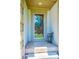 Charming front entry featuring a decorative glass door and tiled porch at 3889 Mattingly Dr, Hickory, NC 28602