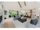 Open-concept living space featuring a cozy living room, modern kitchen, and bright dining area at 4069 Rivendell Rd, Denver, NC 28037