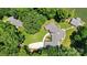 Aerial view of the property with lush greenery and lake views at 4485 River Oaks Rd, Lake Wylie, SC 29710