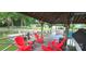 Relaxing dock with lounge chairs and lake views, ideal for outdoor entertainment and waterfront living at 4485 River Oaks Rd, Lake Wylie, SC 29710