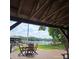 Expansive deck with a covered boat dock and panoramic lake view for outdoor entertaining and relaxation at 4485 River Oaks Rd, Lake Wylie, SC 29710