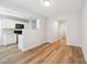 Spacious living area with wood floors and open access to the kitchen at 5375 Eneida Sue Dr, Charlotte, NC 28214