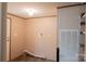 Laundry room with hardwood-style flooring and in-unit washer and dryer hookups at 812 Acclaim Dr, York, SC 29745