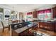 Spacious kitchen featuring breakfast bar, and black appliances at 12004 New Bond Dr, Huntersville, NC 28078