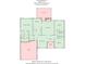 Detailed floor plan showcasing the layout of the main floor, including bedrooms, living spaces, and covered patio at 14747 Pomerol Ln, Pineville, NC 28134