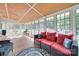 Bright and airy sunroom with wicker furniture, a decorative rug, and lots of natural light at 1498 Legion Rd, Fort Mill, SC 29715