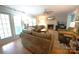 Inviting living room boasting hardwood floors, fireplace, and lots of natural light at 2087 Poinsett Dr, Rock Hill, SC 29732