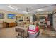 Spacious basement featuring a sectional sofa, a TV, and ample storage space at 2256 Drawbridge Ct, Rock Hill, SC 29732