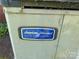 Close-up of the American Standard air conditioning unit's label at 22987 Alonzo Rd, Oakboro, NC 28129