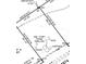 Detailed property plot illustrating property lines, and placement of main house, sheds and carport at 22987 Alonzo Rd, Oakboro, NC 28129
