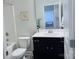 Bathroom featuring a toilet, shower and bath combination, and a vanity with white countertop at 231 Glenwood Dr # 4, Oakboro, NC 28129