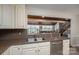 Kitchen area showcasing stainless appliances and granite countertops, opening up to the living area at 2410 Monticello Dr, Gastonia, NC 28056