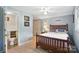 Cozy bedroom features a private bathroom at 307 Dogwood Dr, Mount Holly, NC 28120