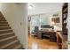 Comfortable office space with hardwood floors and natural light at 307 Dogwood Dr, Mount Holly, NC 28120