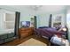 Bright bedroom with hardwood floors, ceiling fan, with a window with natural light at 310 25Th Nw Ave, Hickory, NC 28601