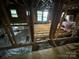Exposed interior showing the frame work and structure, revealing construction at 310 E Division Ave, East Spencer, NC 28039