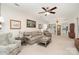 Inviting living room with ample seating, neutral tones, and traditional decor at 4079 Murray St, Fort Mill, SC 29707