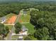 Aerial view of the property and neighborhood, displaying the home's setting at 435 Stirewalt Rd, China Grove, NC 28023
