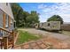 Exterior view features a trailer and shed in the backyard area at 435 Stirewalt Rd, China Grove, NC 28023