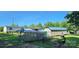 Backyard featuring a shed and caged-in yard at 4688 Taxahaw Rd, Lancaster, SC 29720