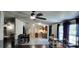 Cozy living area featuring modern flooring, dining area and natural lighting at 4688 Taxahaw Rd, Lancaster, SC 29720