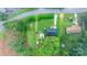 Aerial view of the property showcasing the landscaped yard and the home's layout at 5083 Fleetwood Dr, Hickory, NC 28602