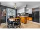 Cozy kitchen featuring wood cabinets and a dining area at 5083 Fleetwood Dr, Hickory, NC 28602