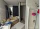 Bathroom featuring a separate shower and a vintage-style bathtub at 5324 Weblee Ct, Kings Mountain, NC 28086