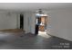 View of the home's open floor plan from the living room to the kitchen area at 5324 Weblee Ct, Kings Mountain, NC 28086