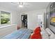 Bedroom with a closet, providing ample storage space, and comfortable bed at 5914 Mt Holly Huntersville Rd, Charlotte, NC 28216