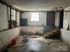 Unfinished basement with concrete walls and floors at 6109 Cora St, Charlotte, NC 28216