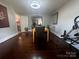 Spacious dining room with hardwood floors and archway at 6109 Cora St, Charlotte, NC 28216