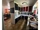 Kitchen featuring updated cabinets and tile floors at 6109 Cora St, Charlotte, NC 28216