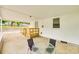 Covered porch featuring a seating area, accessible ramp, and an open view to the surrounding greenery at 814 Grace St, Kings Mountain, NC 28086