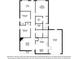Detailed floor plan showcasing the layout of the home, including the living room, kitchen, and bedrooms at 828 Saint Andrews Pl, Concord, NC 28025