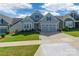 Charming single-Gathering home featuring a well-maintained lawn and two-car garage on a sunny day at 8516 Profit Ln, Charlotte, NC 28215