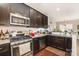 Kitchen featuring stainless steel appliances and a gas range stove at 9807 Maywine Cir, Huntersville, NC 28078