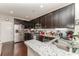 Kitchen featuring stainless steel appliances, granite countertops, and plenty of storage at 9807 Maywine Cir, Huntersville, NC 28078