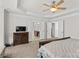 Bright main bedroom with a view into the main bathroom at 1011 Wadsworth Ln, Indian Trail, NC 28079