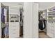 Spacious walk-in closet with custom shelving and ample storage space at 1011 Wadsworth Ln, Indian Trail, NC 28079