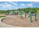 Neighborhood playground featuring multiple play structures, swings, and safety surfacing at 2100 Goddard Way, Waxhaw, NC 28173