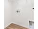 Empty closet with new flooring and wiring; ready for customization at 2818 Old Steele Creek Rd, Charlotte, NC 28208