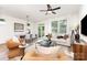 Bright and open living room featuring hardwood floors and stylish modern decor at 2818 Old Steele Creek Rd, Charlotte, NC 28208