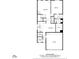 Detailed first floor plan showing layout of living spaces and dimensions of rooms at 282 Harrison Ln, Locust, NC 28097