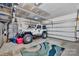Spacious garage featuring a jeep, ample storage space, and a clean floor at 282 Harrison Ln, Locust, NC 28097