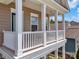 Inviting covered porch offers a cozy outdoor living space at 282 Harrison Ln, Locust, NC 28097