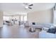 Open-concept living space with a modern kitchen and comfortable seating area at 4017 Avis Way, Monroe, NC 28110