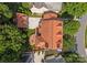 Aerial view of home showing landscaping, hardscaping and the neighborhood at 4023 Alexandra Alley Dr, Charlotte, NC 28210