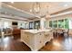 Bright, open kitchen featuring a large island and stainless steel appliances at 4023 Alexandra Alley Dr, Charlotte, NC 28210